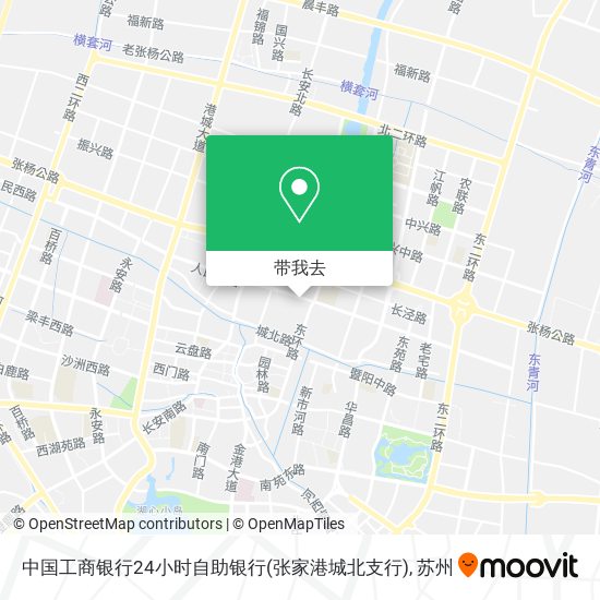 中国工商银行24小时自助银行(张家港城北支行)地图