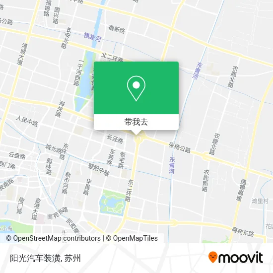 阳光汽车装潢地图