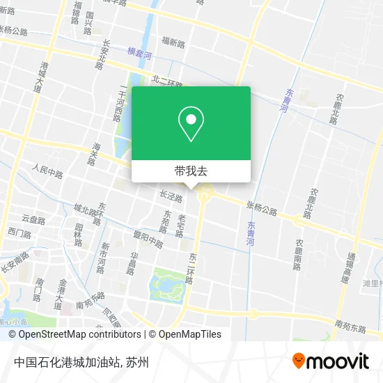 中国石化港城加油站地图