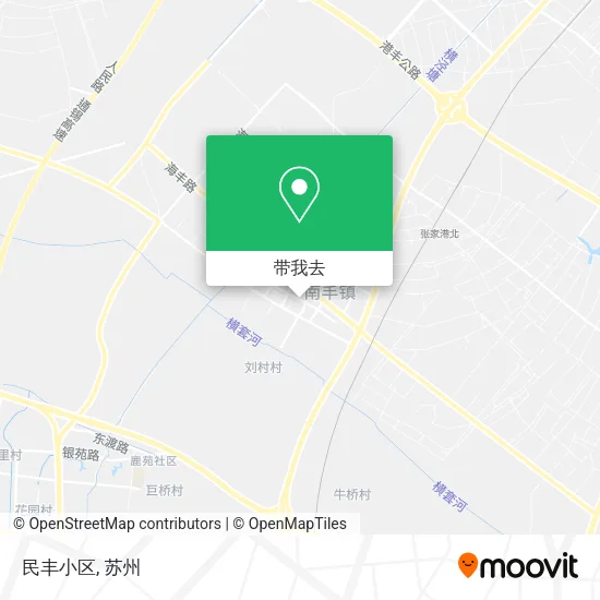 民丰小区地图