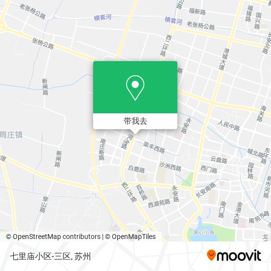 七里庙小区-三区地图
