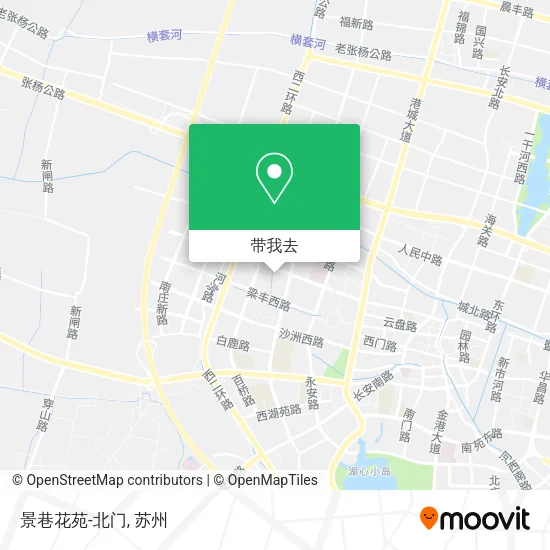 景巷花苑-北门地图