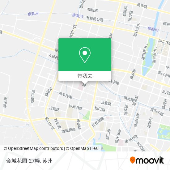 金城花园-27幢地图
