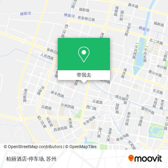 柏丽酒店-停车场地图