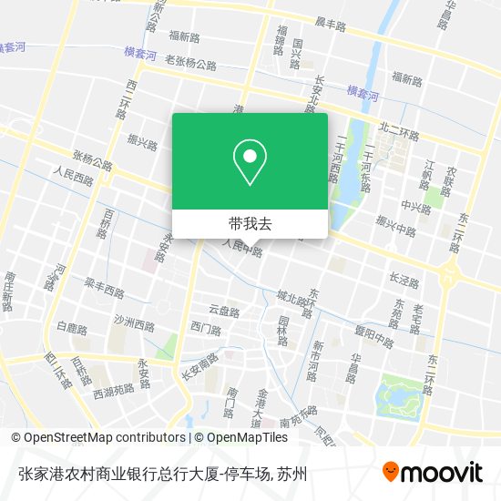 张家港农村商业银行总行大厦-停车场地图