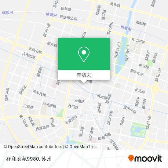 祥和茗苑9980地图