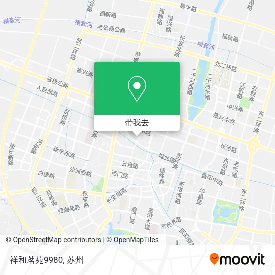 祥和茗苑9980地图