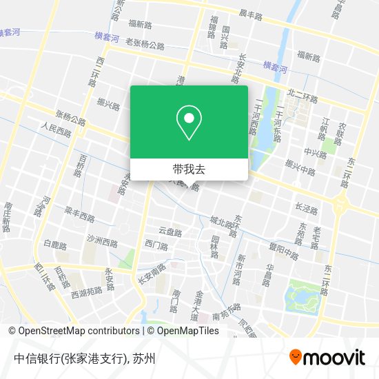 中信银行(张家港支行)地图