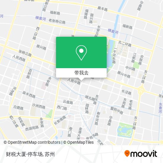 财税大厦-停车场地图