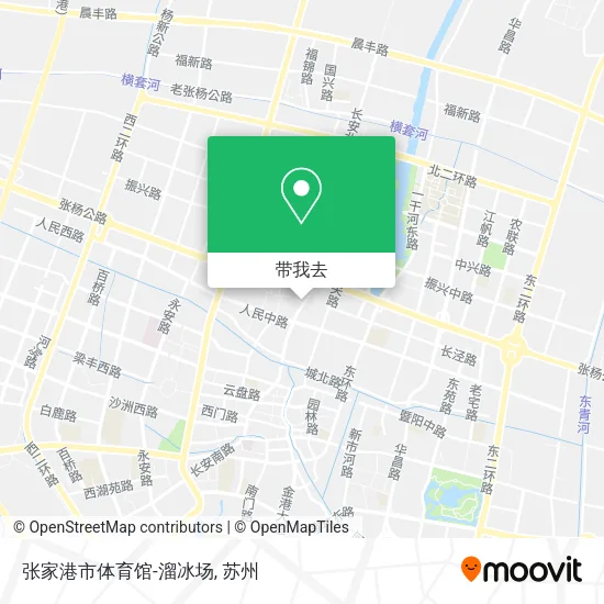 张家港市体育馆-溜冰场地图