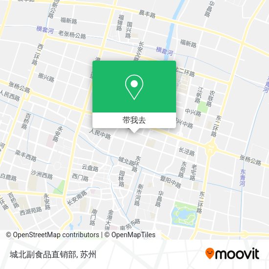 城北副食品直销部地图