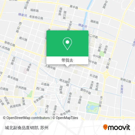 城北副食品直销部地图