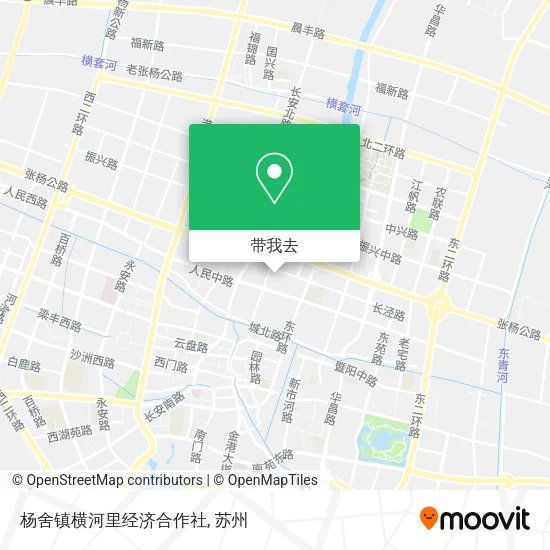 杨舍镇横河里经济合作社地图