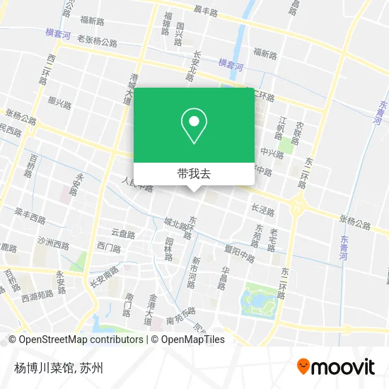 杨博川菜馆地图