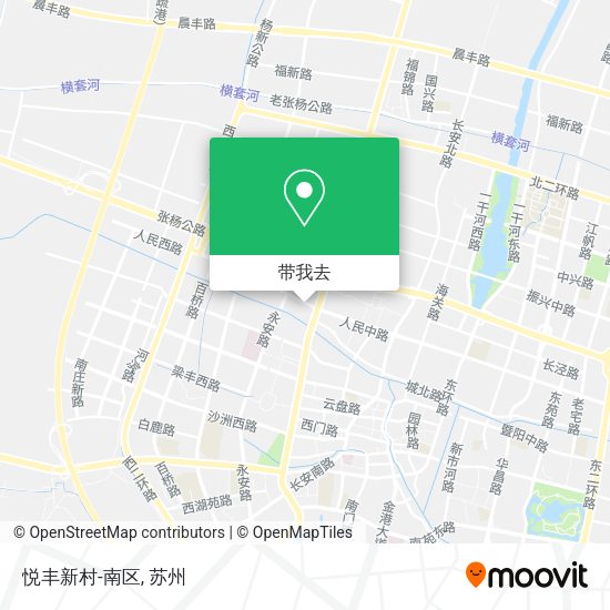 悦丰新村-南区地图