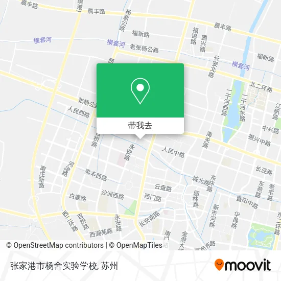 张家港市杨舍实验学校地图