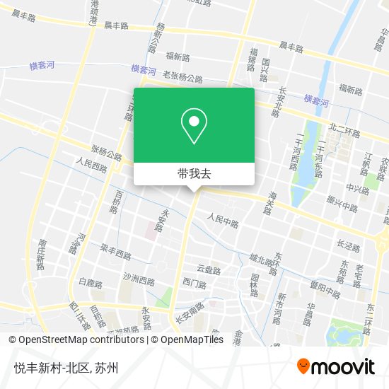 悦丰新村-北区地图