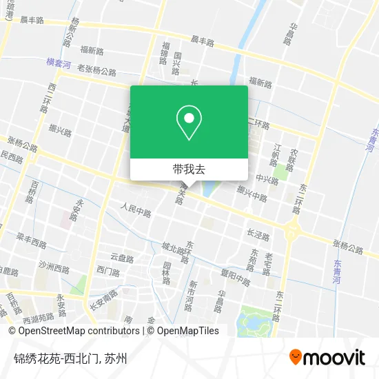 锦绣花苑-西北门地图
