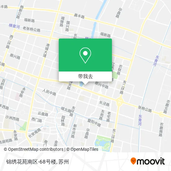 锦绣花苑南区-68号楼地图