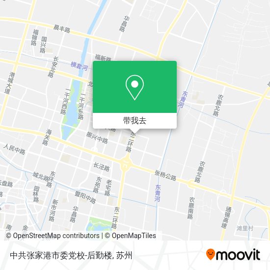 中共张家港市委党校-后勤楼地图