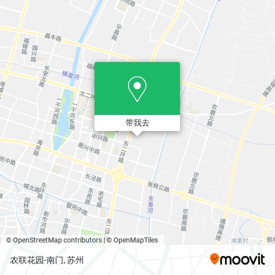 农联花园-南门地图