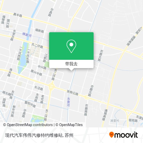 现代汽车伟伟汽修特约维修站地图