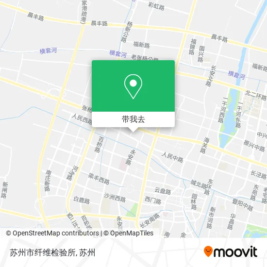 苏州市纤维检验所地图