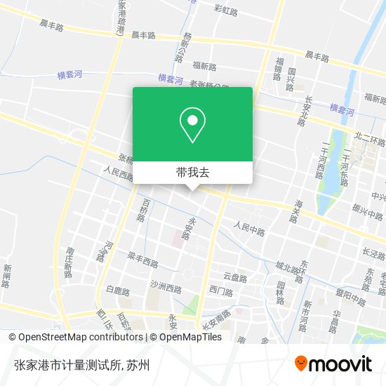 张家港市计量测试所地图