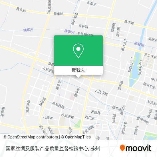 国家丝绸及服装产品质量监督检验中心地图
