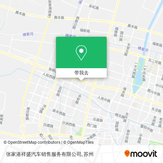 张家港祥盛汽车销售服务有限公司地图