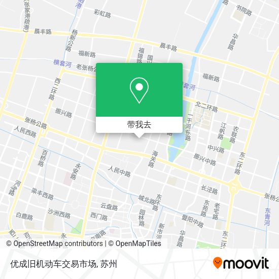 优成旧机动车交易市场地图