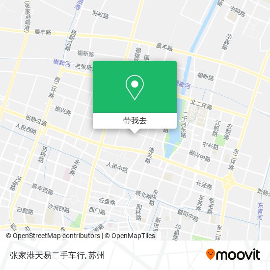 张家港天易二手车行地图