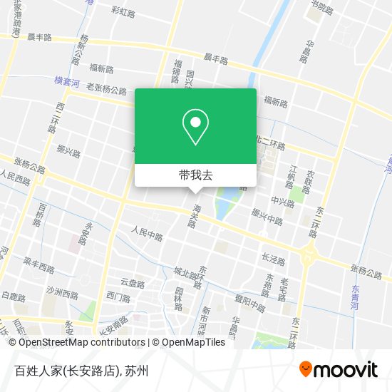 百姓人家(长安路店)地图