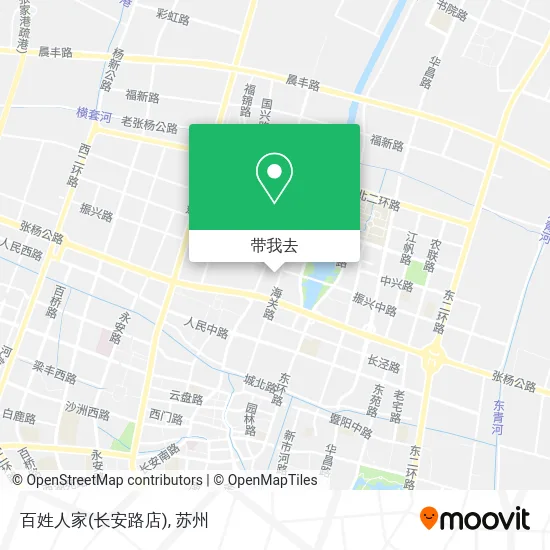 百姓人家(长安路店)地图