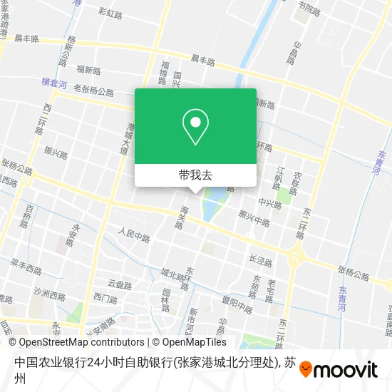 中国农业银行24小时自助银行(张家港城北分理处)地图