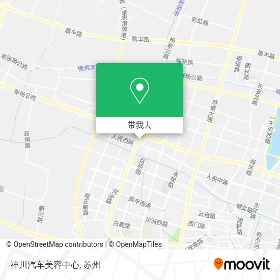 神川汽车美容中心地图