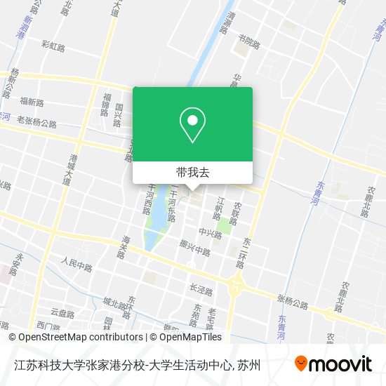 江苏科技大学张家港分校-大学生活动中心地图