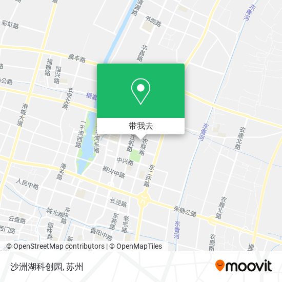 沙洲湖科创园地图