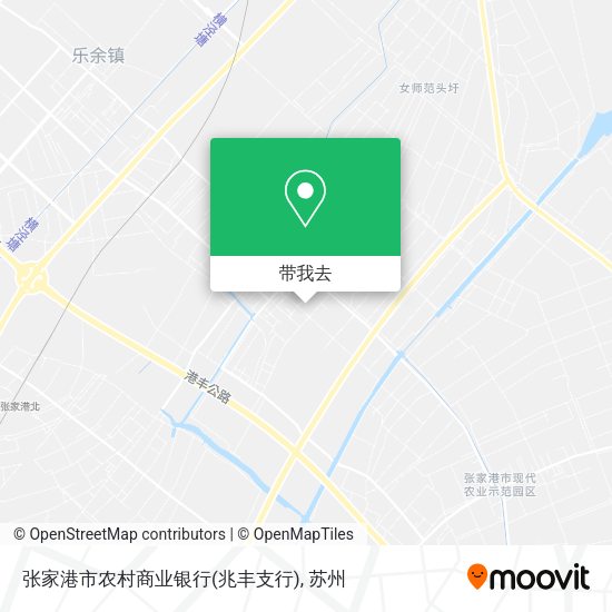 张家港市农村商业银行(兆丰支行)地图