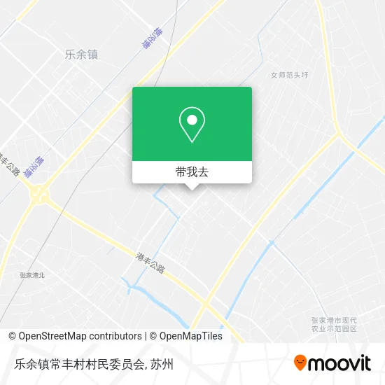 乐余镇常丰村村民委员会地图