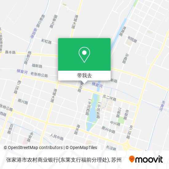 张家港市农村商业银行(东莱支行福前分理处)地图