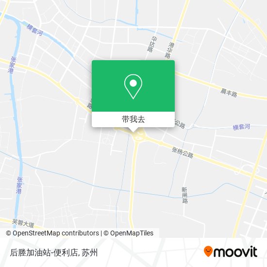 后塍加油站-便利店地图