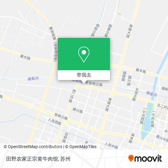 田野农家正宗黄牛肉馆地图