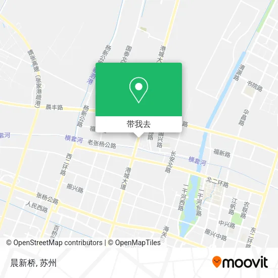 晨新桥地图