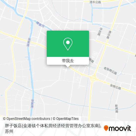 胖子饭店(金港镇个体私营经济经营管理办公室东南)地图