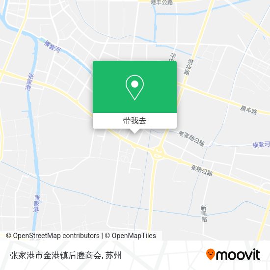 张家港市金港镇后塍商会地图