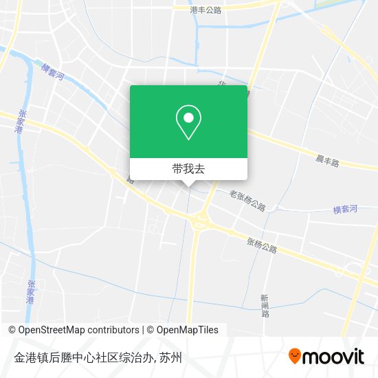 金港镇后塍中心社区综治办地图
