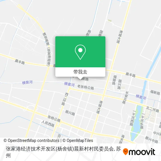 张家港经济技术开发区(杨舍镇)晨新村村民委员会地图