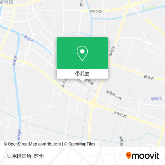 后塍粮管所地图