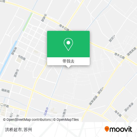 洪桥超市地图